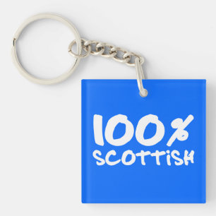 100% Schots Sleutelhanger