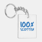 100% Schots Sleutelhanger (Voorkant Links)