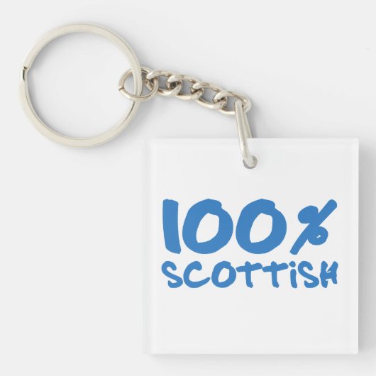 100% Schots Sleutelhanger (Voorkant)