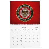 [100] Scottish Rite Double-kopeagle Kalender (Mar 2026)
