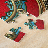 [100] Serpent God Quetzalcoatl [Jade] Legpuzzel (Zijkant)