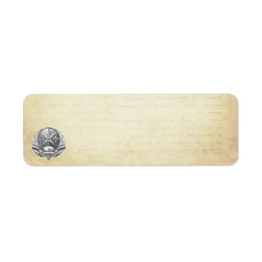 [100] SOWT Badge [CREST] Etiket (Voorkant)