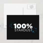 100% Stardust Briefkaart (Voorkant / Achterkant)