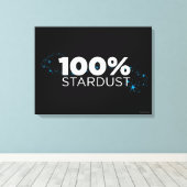 100% Stardust Canvas Afdruk (Insitu (Houten vloer))