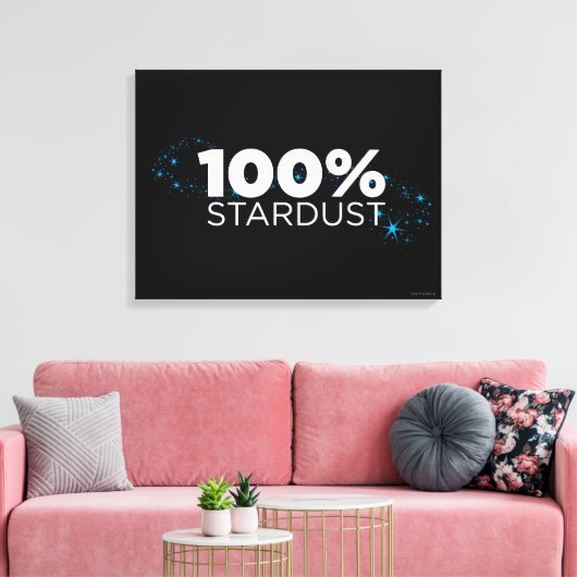 100% Stardust Canvas Afdruk (Insitu (Woonkamer))