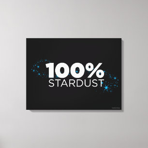 100% Stardust Canvas Afdruk