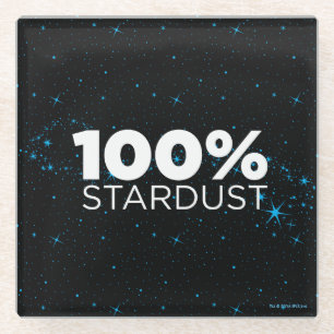 100% Stardust Glazen Onderzetter