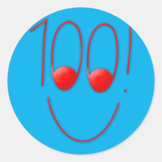 100! Sticker (Voorkant)