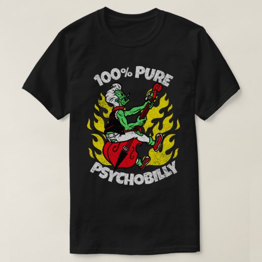 100 T-shirt psychobilly essentiel pur (Design devant)