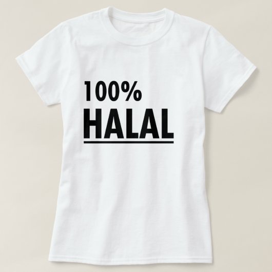 100% T-shirts halaux (Design devant)