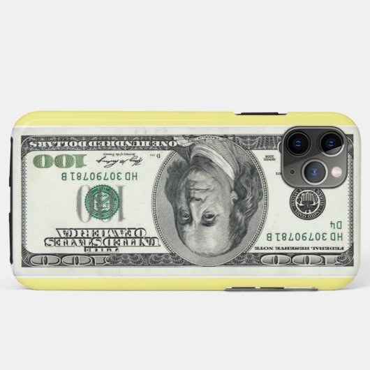 $100, telefoongeval, iphone 11pro maximum Case-Mate iPhone case (Achterkant (horizontaal))