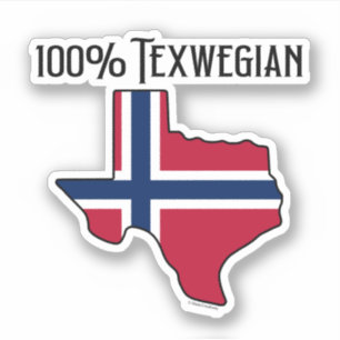100% Texwegiaanse op maat gemaakte vinyl sticker