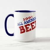 100% toutes les tasses de boeuf d'Ameican (Gauche)