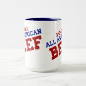 100% toutes les tasses de boeuf d'Ameican (Centre)