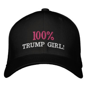 "100% TRUMP GIRL" geborduurd Pet