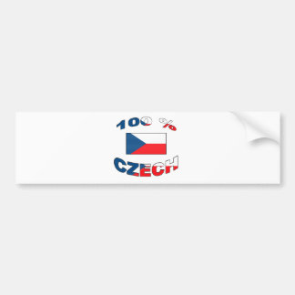100% Tsjechisch Bumpersticker