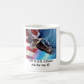 100 % US Citizen-Ask voor mijn ID-Mok Koffiemok