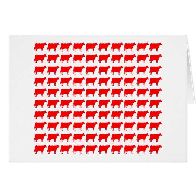 100 vaches - Rouge (Devant horizontal)