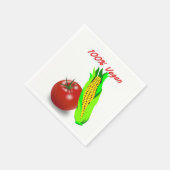 100% Vegan Paper Napkins Servet (Hoek)