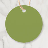 100% Vegan Plant based Business Hang Label Sjabloo (Achterkant)