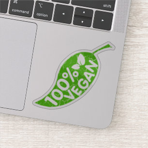 100% Vegan, Sticker