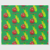 100% Vegan Wrapping Paper Cadeaupapier (Vlak)