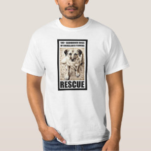 100+ Verlaten honden van Everglades Florida-reddin T-shirt