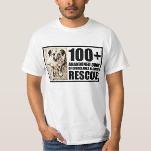 100+ Verlaten honden van Everglades Florida T-shirt