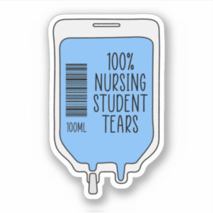 100% verpleegkundigen Studentars Sticker