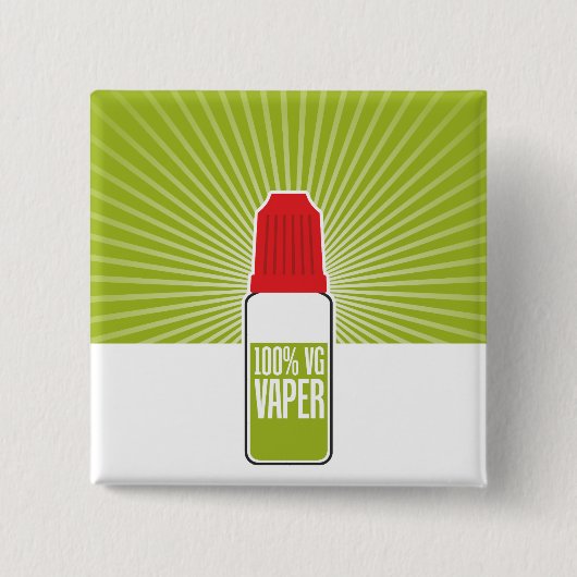 100% VG VIERKANTE BUTTON 5,1 CM (Voorkant)