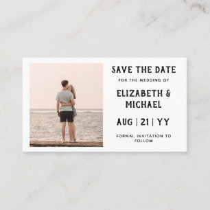 100 x BUDGET Fotobewaardatums minimalistisch eenvo Visitekaartje