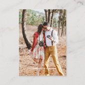 100 x Invitations de mariage budget avec ENVL. (Dos)