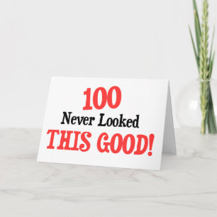 100 zag er nooit zo goed uit! kaart