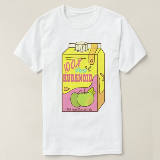 100% zuiver kubanoïde t-shirt (Design voorkant)