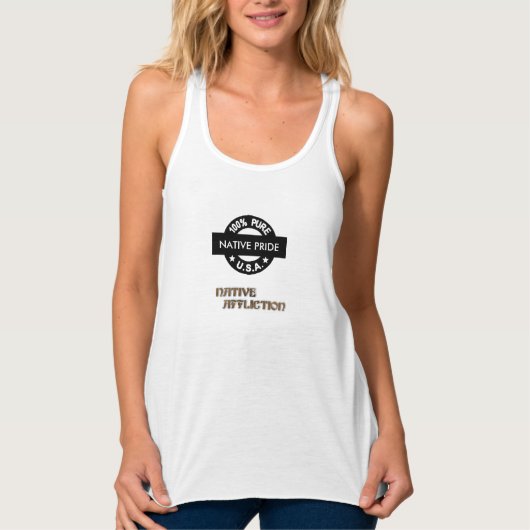 100% zuivere standaard Pride Tanktop (Voorkant)