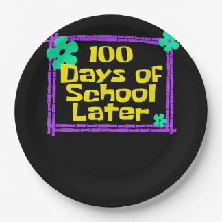 100e 100 dagen school Later 100e schooldag Papieren Bordje