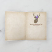 100e anniversaire buck dans la carte de bois (Intérieur)