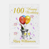 100e anniversaire Célébration du vin mousseux (Recto)