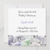 100e anniversaire Invitation (Dos)