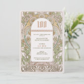 100e anniversaire Invitation Art Nouveau par Mucha (Debout devant)