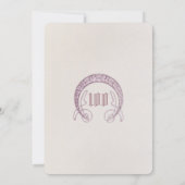 100e anniversaire Invitation Art Nouveau par Mucha (Dos)