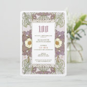 100e anniversaire Invitation Art Nouveau par Mucha (Debout devant)