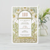 100e anniversaire Invitation Art Nouveau par Mucha (Debout devant)