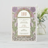 100e anniversaire Invitation Art Nouveau par Mucha (Debout devant)