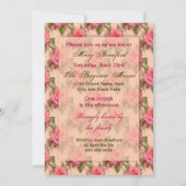 100e anniversaire Invitations de fête (Femme) Vint (Dos)