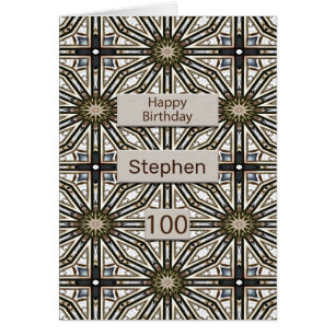 100e anniversaire Mandala Design Abstrait