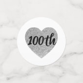 100e anniversaire table confetti (Petit recto)
