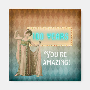 100e Birthday zangeres Birthday Fridge Magneet