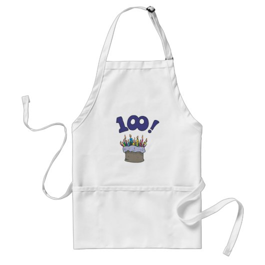 100e Cake Standaard Schort (Voorkant)