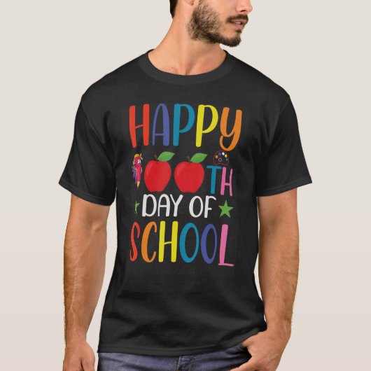 100e dag 100 dagen van het schoolkostuum t-shirt (Voorkant)